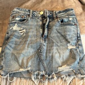 American eagle denim skirt